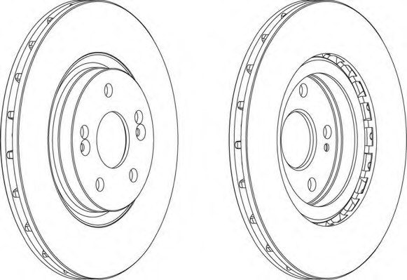 FERODO DDF595 Brake Disc